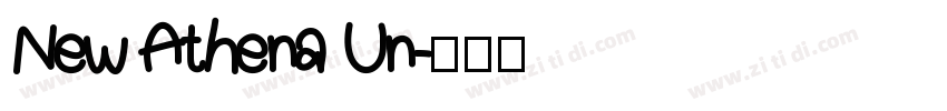 New Athena Un字体转换